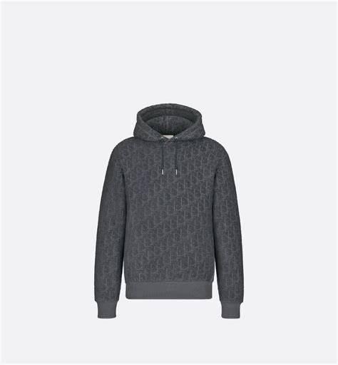 dior oblique hooded sweatshirt|dior mens oblique jacquard hoodie.